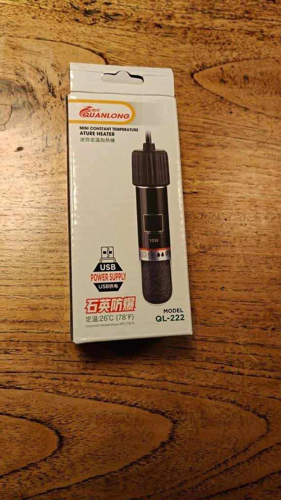 26 graden 10 watt aquarium verwarming usb, Dieren en Toebehoren, Vissen | Aquaria en Toebehoren, Ophalen, Verlichting of Verwarming
