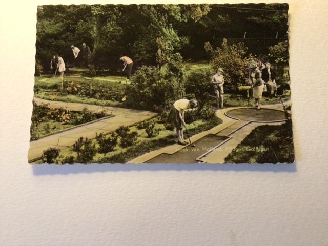 Ansichtkaart Hoek van Holland Midgetgolf, Verzenden, 1940 tot 1960, Gelopen, Zuid-Holland