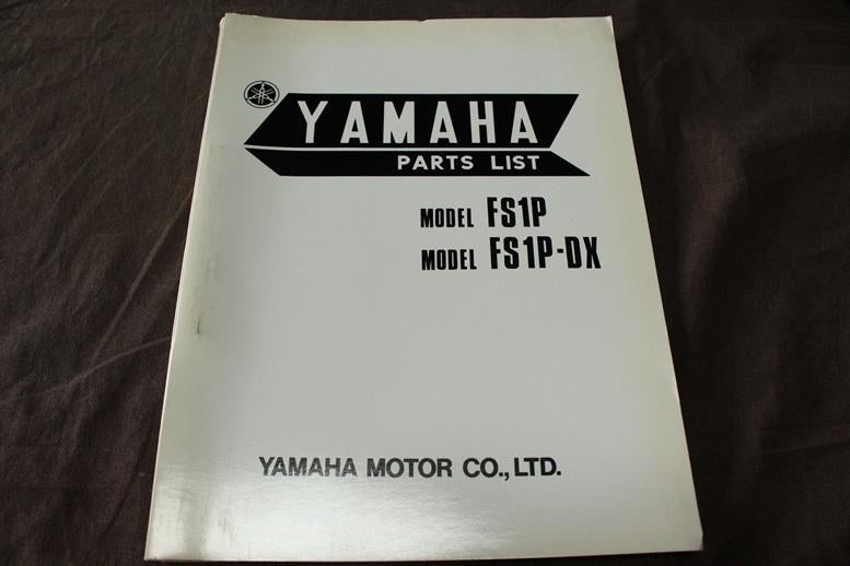 Yamaha FS1P FS1P-DX 1972 moped parts list onderdelen boek, Ophalen of Verzenden, Zo goed als nieuw