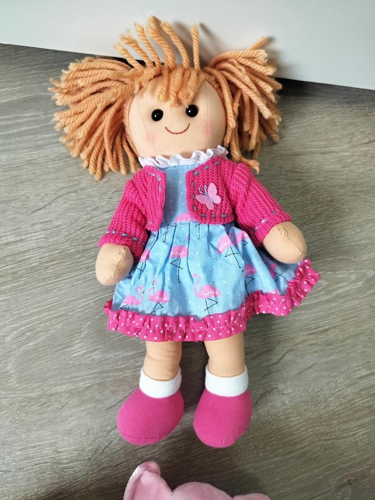 Stoffen pop / knuffel, Ophalen of Verzenden, Zo goed als nieuw, Babypop