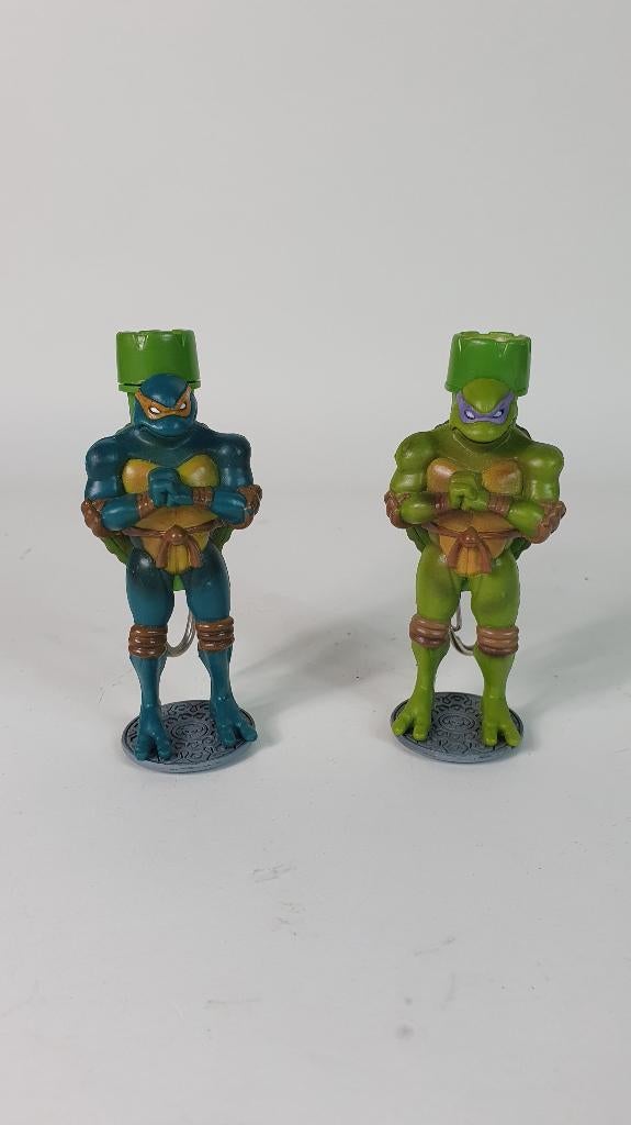 Turtles zaklamp poppetjes, 2 stuks. Sleutelhanger. 8B11, Tweedehands verkoop, Tweedehands verkoop, Gebruikt, Ophalen of Verzenden