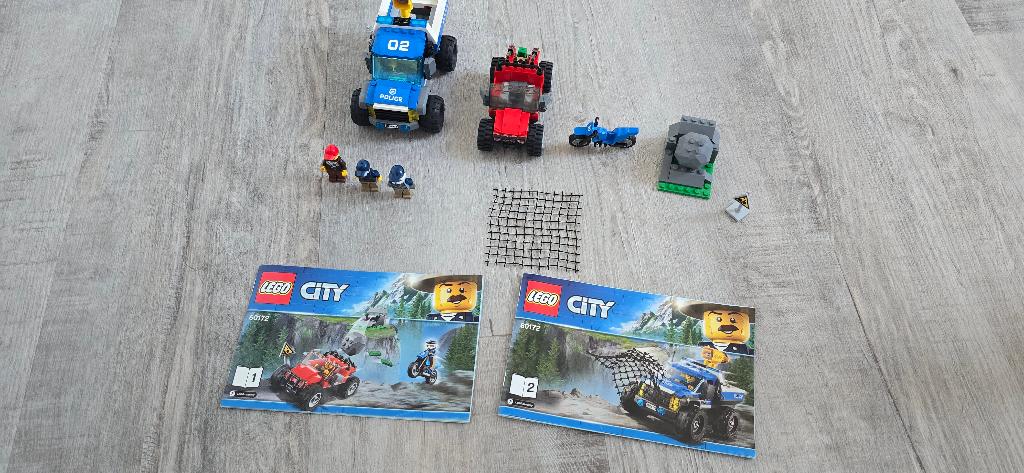 Lego City 60172 - Mountain Arrest, compleet!, Ophalen of Verzenden, Gebruikt, Complete set, Lego