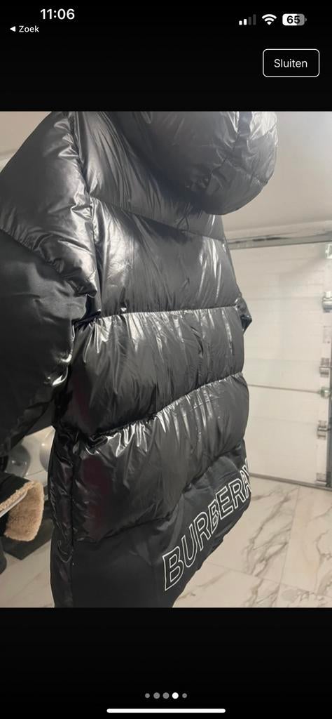 Burberry jas, Kleding | Heren, Ophalen of Verzenden, Zo goed als nieuw, Zwart