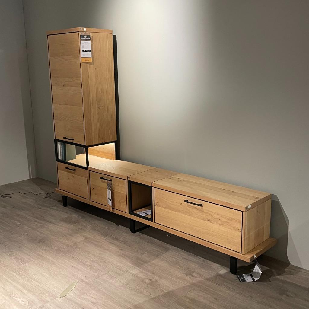 Wandkast Ridgefield Henders en Hazel, Eikenhout, Ophalen of Verzenden, Zo goed als nieuw, 200 cm of meer