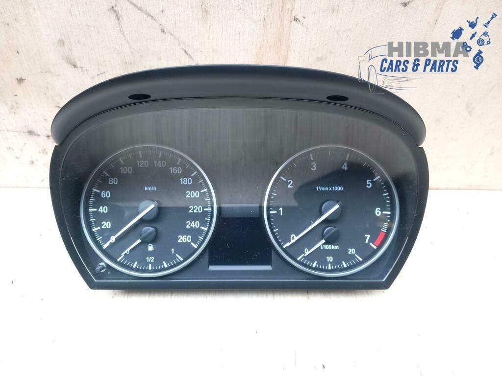 BMW 3-serie E90 / E91 316i Tellerklok 9220955 2005 t/m 2012, Auto-onderdelen, Dashboard en Schakelaars, Ophalen of Verzenden, Gebruikt