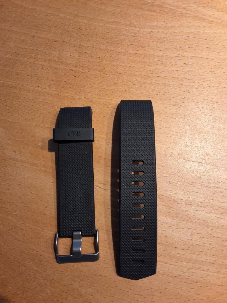 Fitbit charge 2 siliconen bandje, Zwart, Ophalen of Verzenden, Zo goed als nieuw, Fitbit