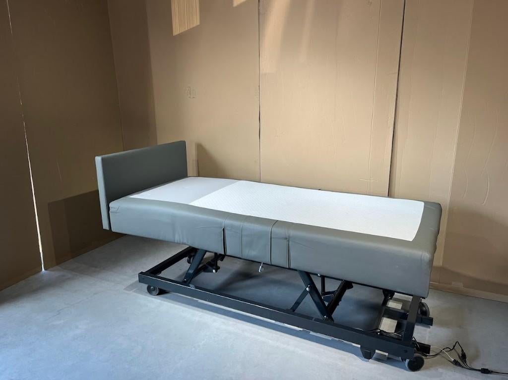 Hoog laag bed, Ophalen, Overige materialen, Verstelbaar, 90 cm