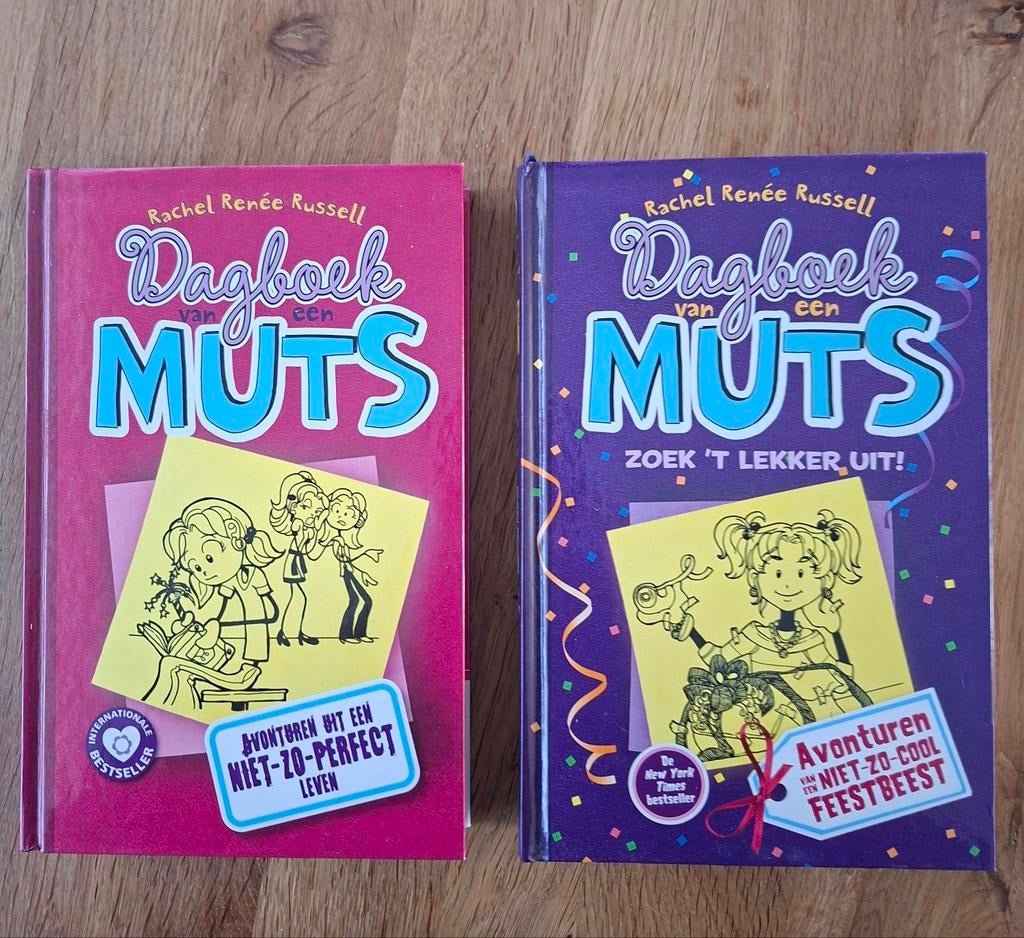 2 nieuwe tienerboeken. Dagboek van een muts, Ophalen of Verzenden, Nieuw