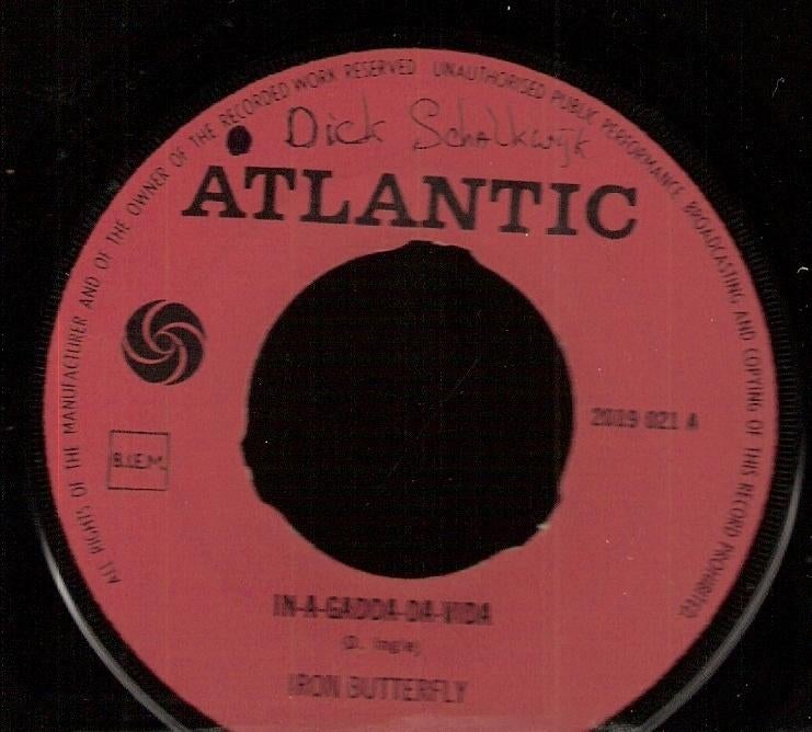 Iron Butterfly- In A Gadda Da Vida - Psych 1968 45 toeren, Ophalen, Gebruikt, Pop