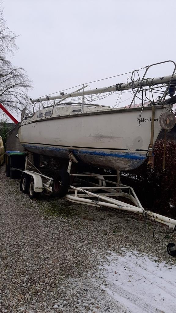 opkapper met trailer zonder bb moter 950€, Watersport en Boten, Ophalen of Verzenden, Zo goed als nieuw