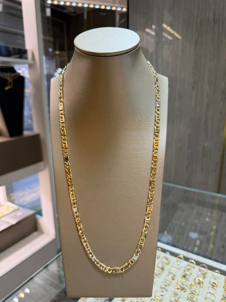 18KT Goud - 62.6 Gram - Ketting - ROLLIE - Herenketting