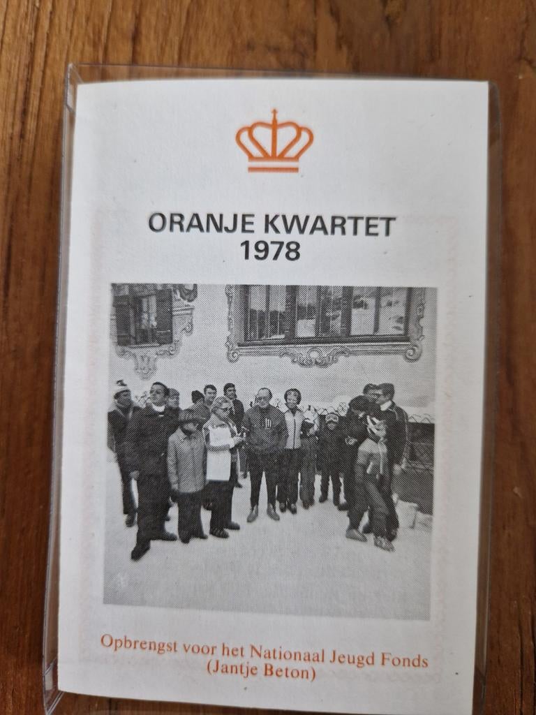 Oranje kwartet 1978, Verzamelen, Ophalen of Verzenden, Zo goed als nieuw