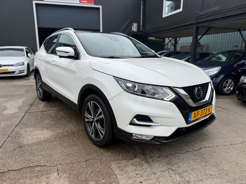 Nissan Qashqai 1.2 Dig-t 85KW 2WD CVT 2018 Wit, Automaat, 65 €/maand, 680 kg, 4 cilinders