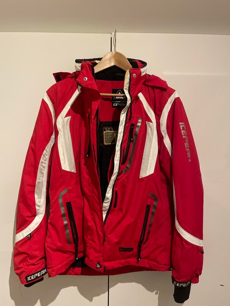 Icepeak dames ski jas - rood maat 40, Ophalen, Gedragen, Maat 38/40 (M), Jack