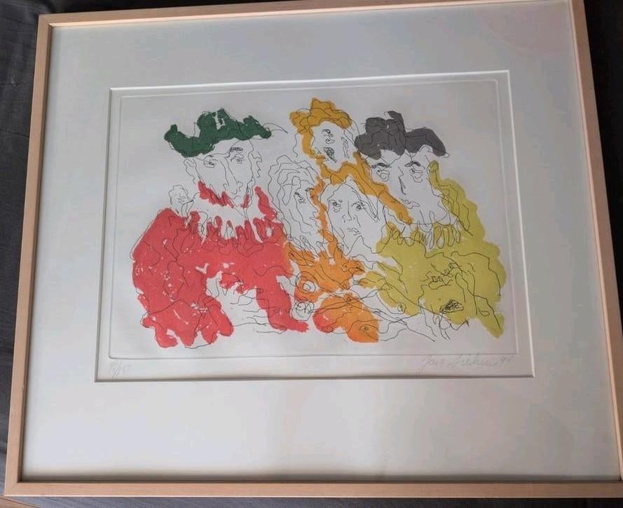 Jan Sierhuis, De anatomische les. Oplage 96/250, Antiek en Kunst, Kunst | Litho's en Zeefdrukken, Ophalen