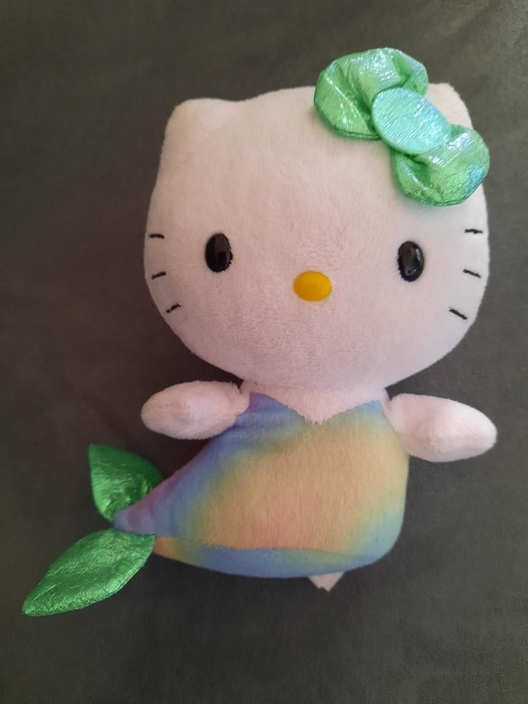 Ty Sanrio: knuffel Hello Kitty zeemeermin circa 15 centimete, Ophalen, Zo goed als nieuw, Overige typen