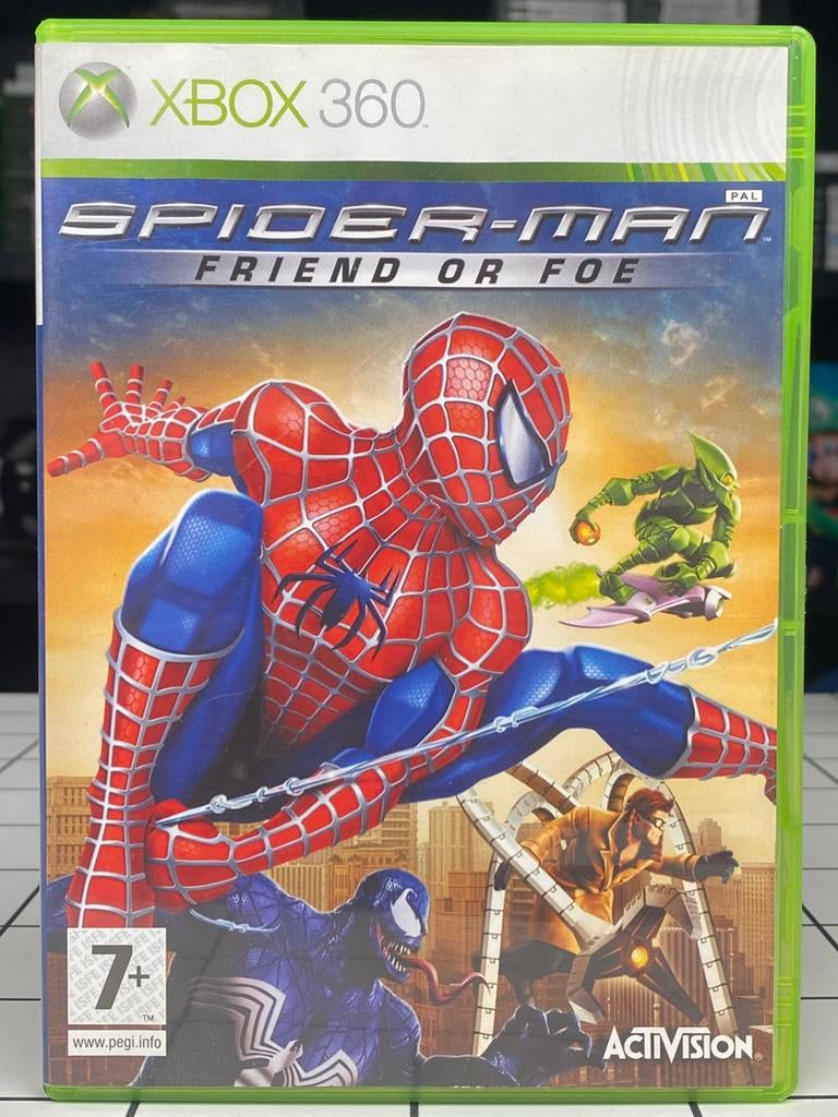 Spider-Man Friend or Foe - Zeldzame Xbox 360 Game – Compleet, Spelcomputers en Games, Avontuur en Actie, Activision, Marvel, 1 speler