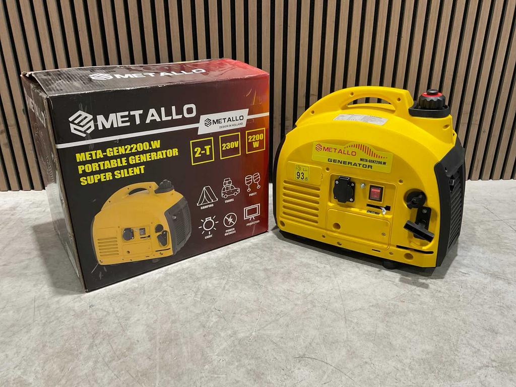 Stroomgenerator / aggregaat inverter 2 modellen new in doos, Ophalen, Benzine, Nieuw, Geluidgedempt
