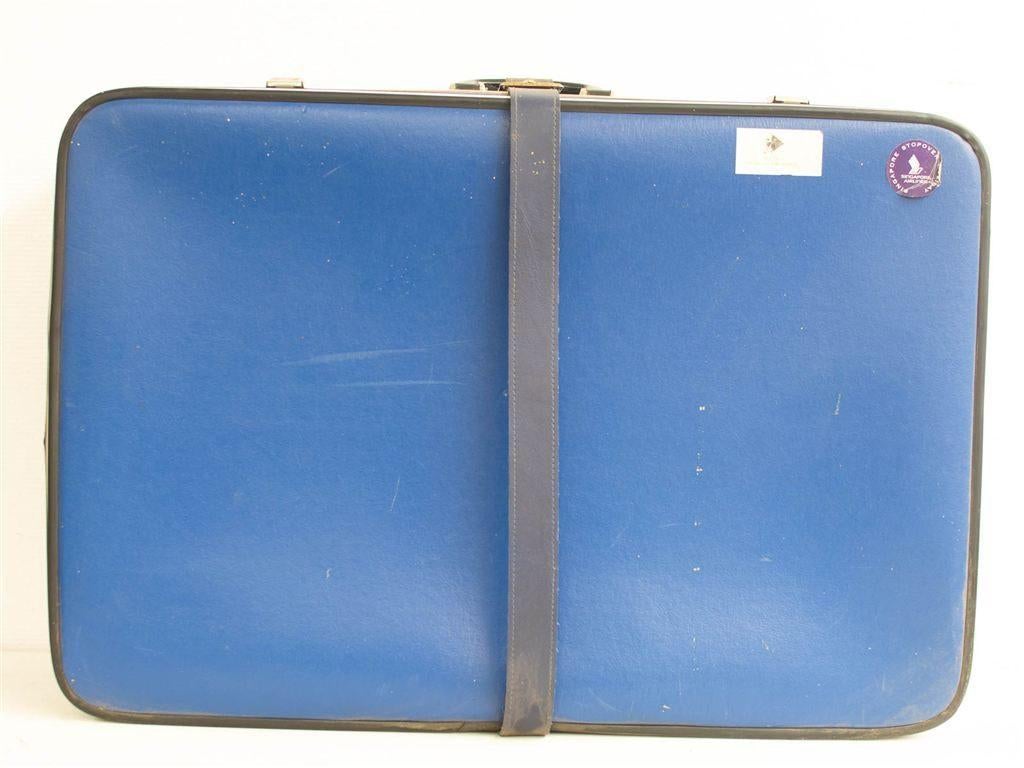 blauwe koffer 28788, Ophalen of Verzenden, Nieuw, Overige materialen, 70 cm of meer