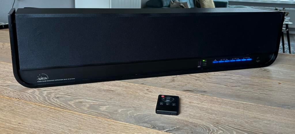Xiron Twin Sub-Woofer Speaker Bar System, Ophalen, Zo goed als nieuw