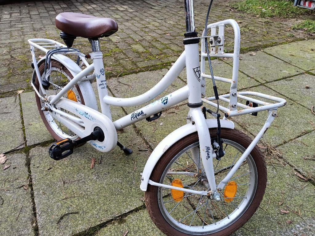 Alpina Cargo kinderfiets 16 inch, Ophalen, Zijwieltjes, Alpine, 16 tot 20 inch