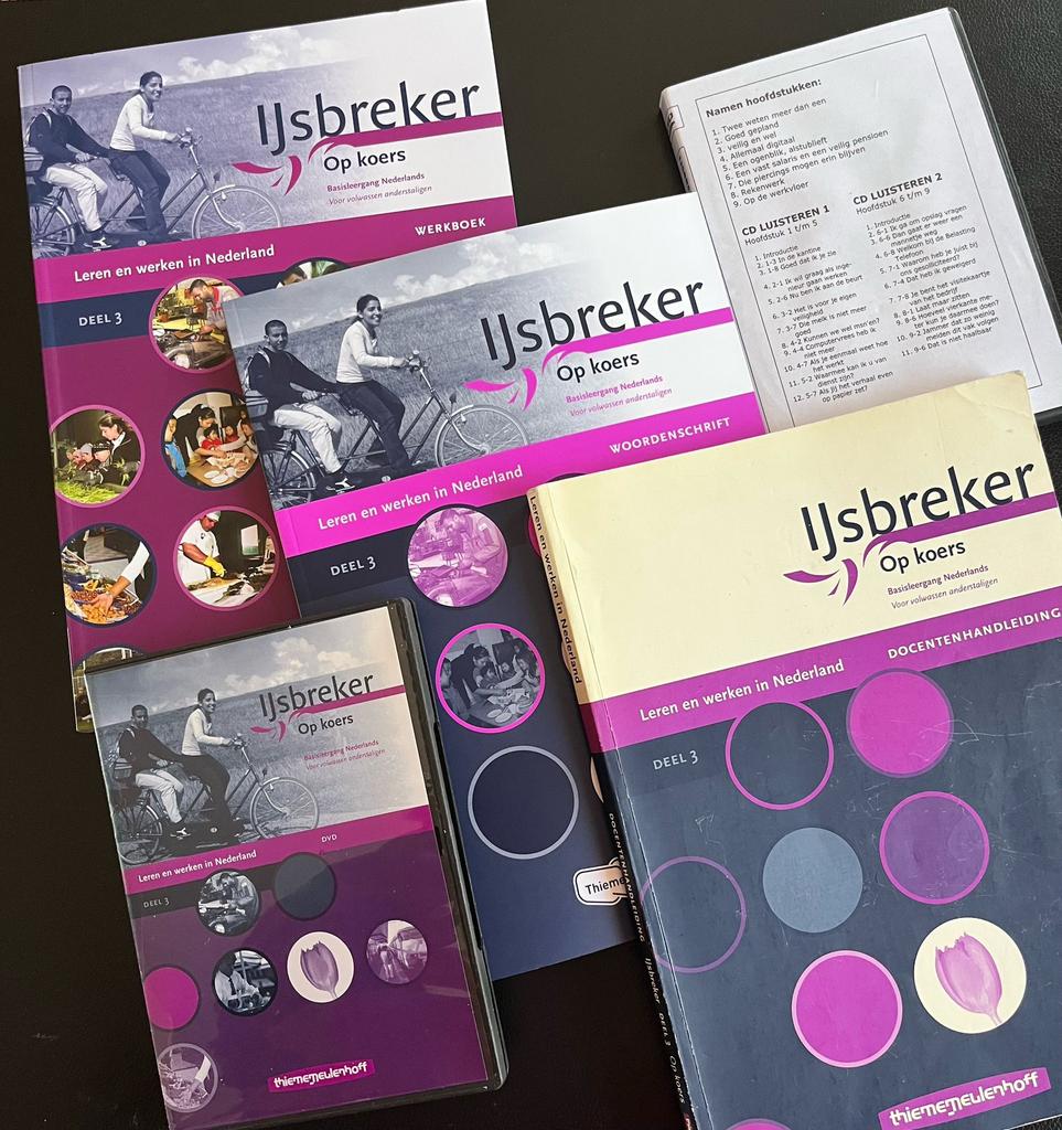 NT2 - IJsbreker op Koers - van A2 naar B1 - met veel extra’s, Boeken, Studieboeken en Cursussen, Ophalen of Verzenden