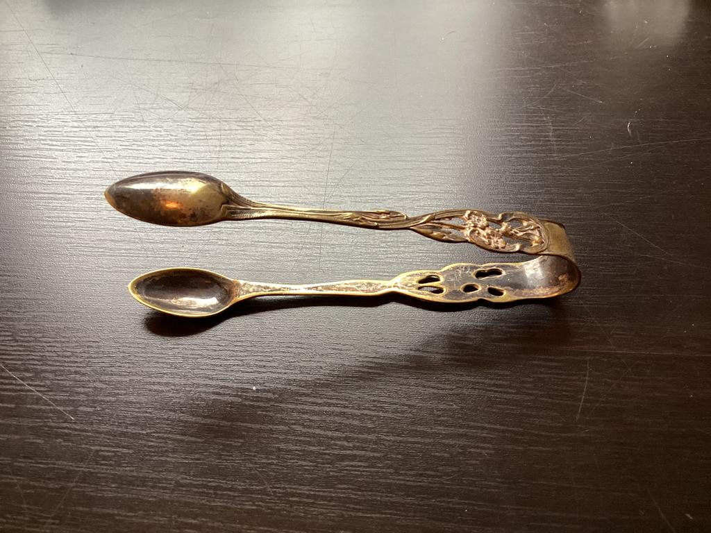 Vintage suikertang, Antiek en Kunst, Antiek | Bestek, Ophalen