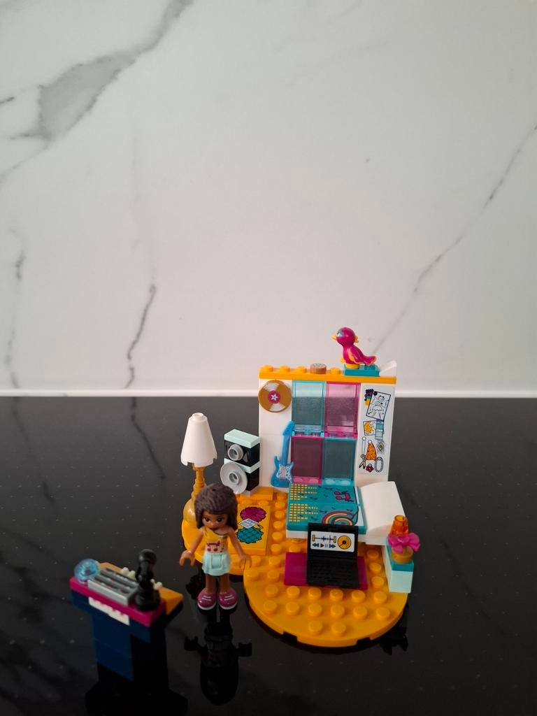 Lego friends 41341 muziek huisje Andrea., Ophalen of Verzenden, Zo goed als nieuw, Complete set, Lego