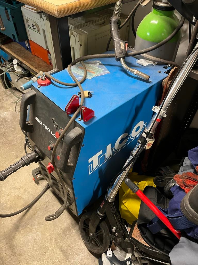 Tico 160lc Mig Lasapparaat, Doe-het-zelf en Verbouw, Gereedschap | Lasapparaten, Ophalen, Gebruikt, 150 tot 250 ampère, Co2