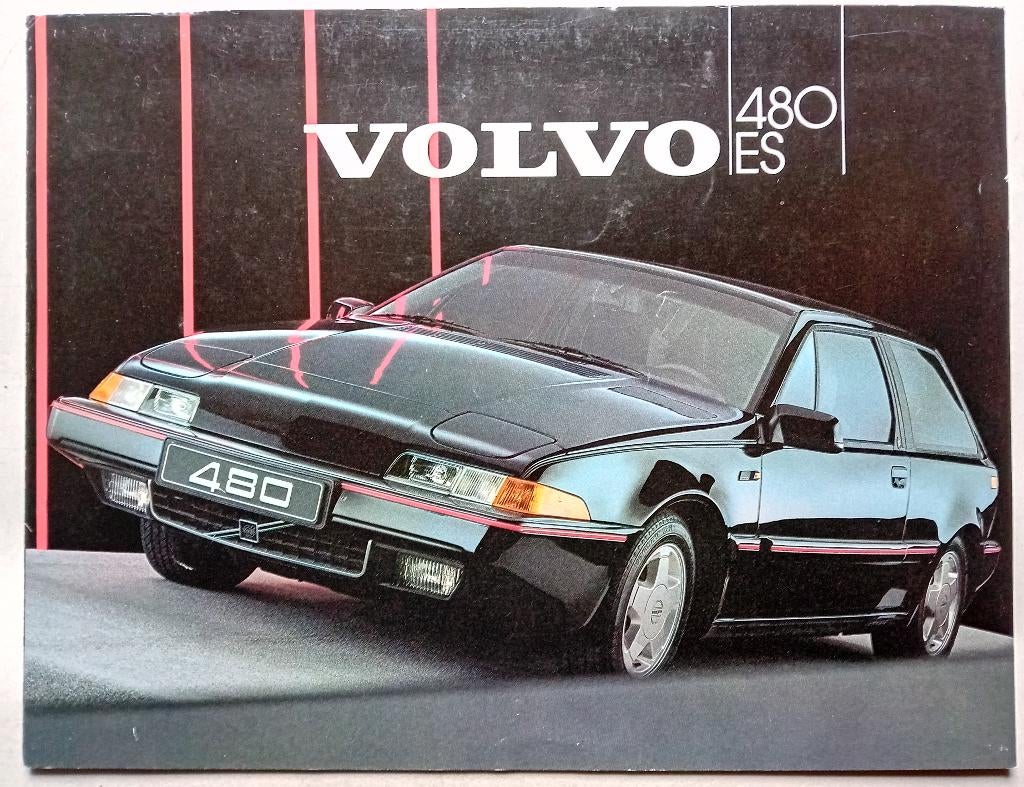 Brochure Volvo 480 ES, Boeken, Ophalen of Verzenden, Zo goed als nieuw, Volvo