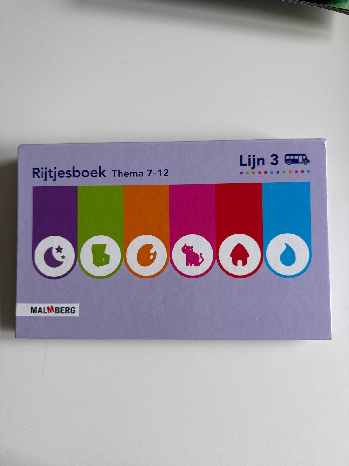 Rijtjesboek Lijn 3 Thema 7-12 Malmberg, Ophalen of Verzenden, Zo goed als nieuw, Overige niveaus, Nederlands