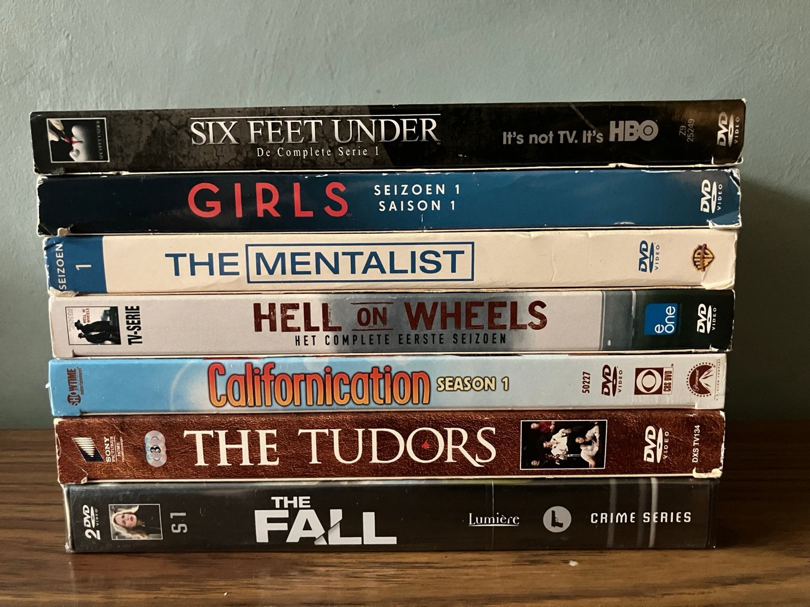 Set met 7 x seizoen 1 van topseries, Cd's en Dvd's, Vanaf 12 jaar, Ophalen of Verzenden, Zo goed als nieuw