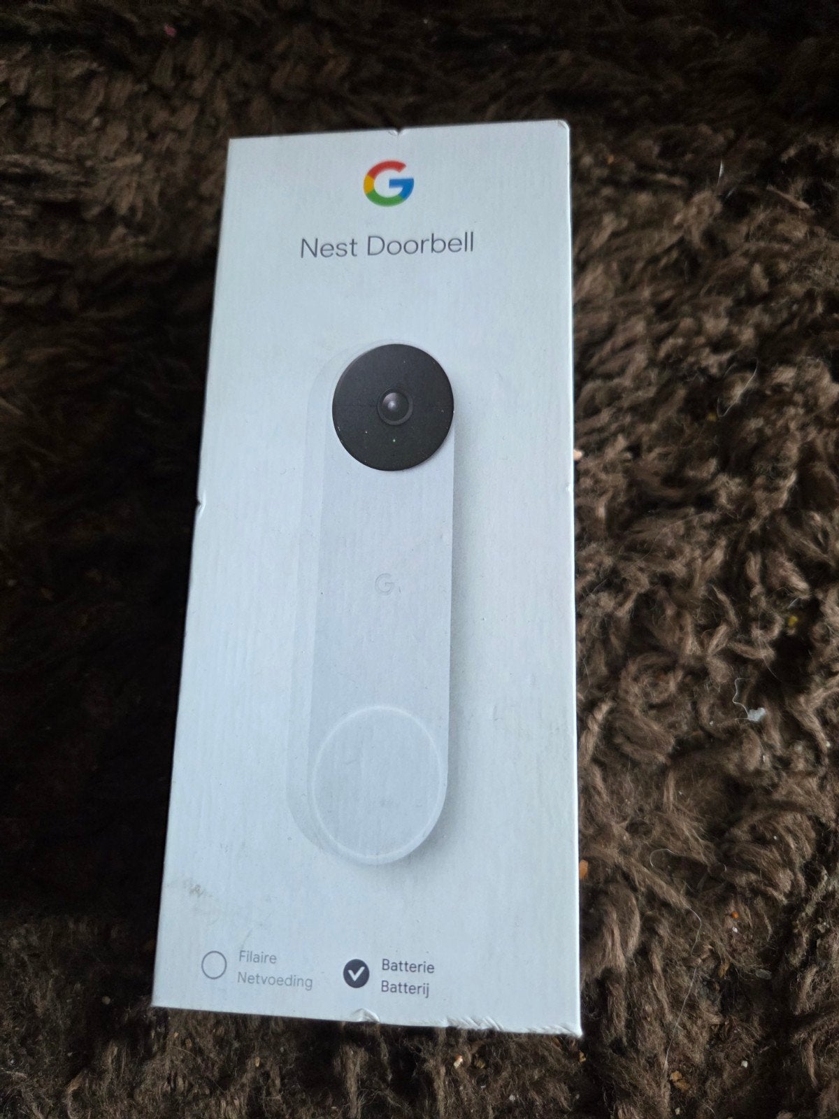 Google Nest Doorbell (Batterij) - Nieuw in doos, Huis en Inrichting, Ophalen of Verzenden, Ingebouwde camera, Nieuw, Draadloos