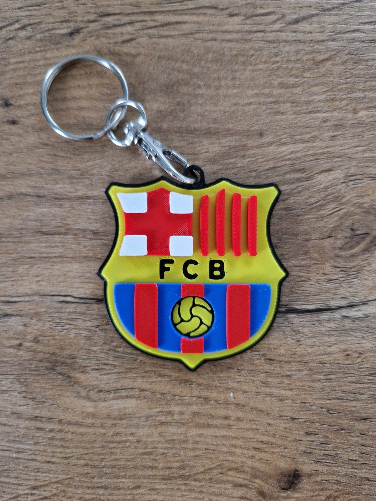 Uniek 3d FC Barcelona sleutelhanger, Ophalen of Verzenden, Nieuw, Sport