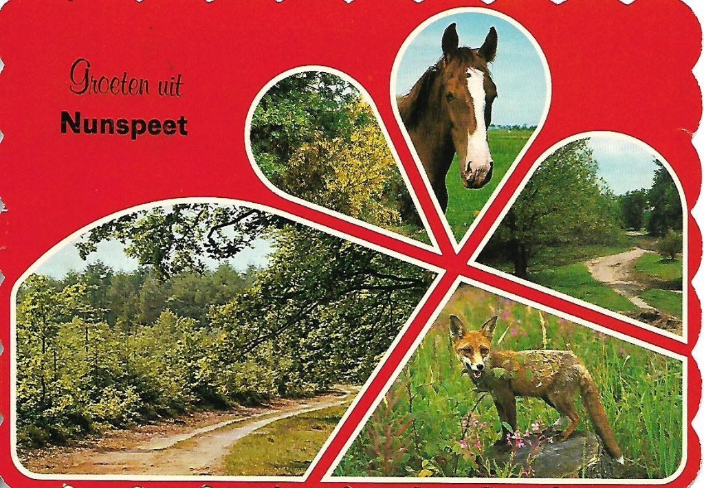 Nunspeet- -5-luik., Verzenden, 1960 tot 1980, Gelopen, Gelderland