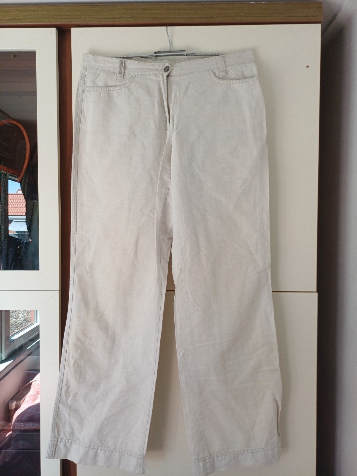 BRAX BROEK., Kleding | Dames, Broeken en Pantalons, Ophalen of Verzenden, Zo goed als nieuw, Maat 42/44 (L), Lang