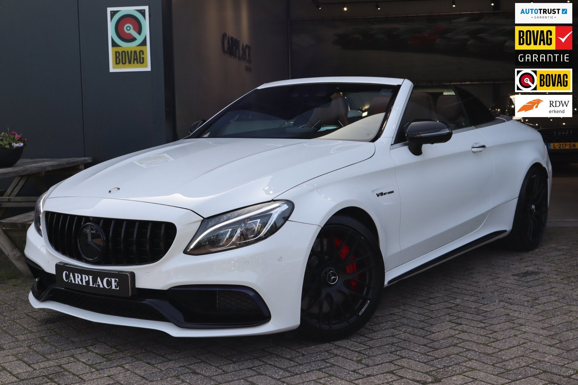 Mercedes-Benz C-klasse Cabrio C63 AMG S-Kuipstoelen-700 pk f, Auto's, Automaat, Achterwielaandrijving, Gebruikt, 510 pk