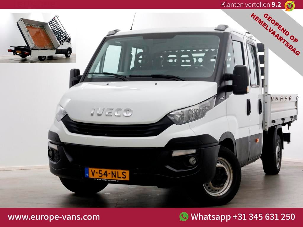 Iveco Daily 35S14 316pk E6 L2H1 D.C. 3-Zijdige Kipper Airco/, Gebruikt, Euro 6, Iveco, 7 stoelen