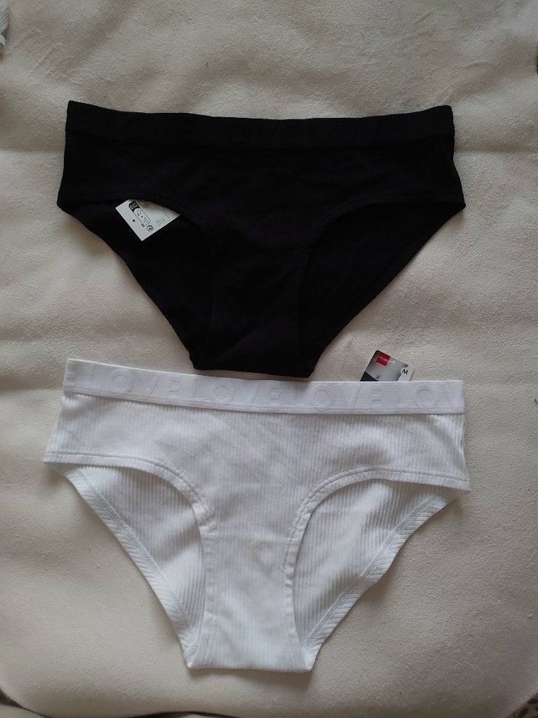 set van 2 slips Hema maat M, Kleding | Dames, Ondergoed en Lingerie, Verzenden, Slip