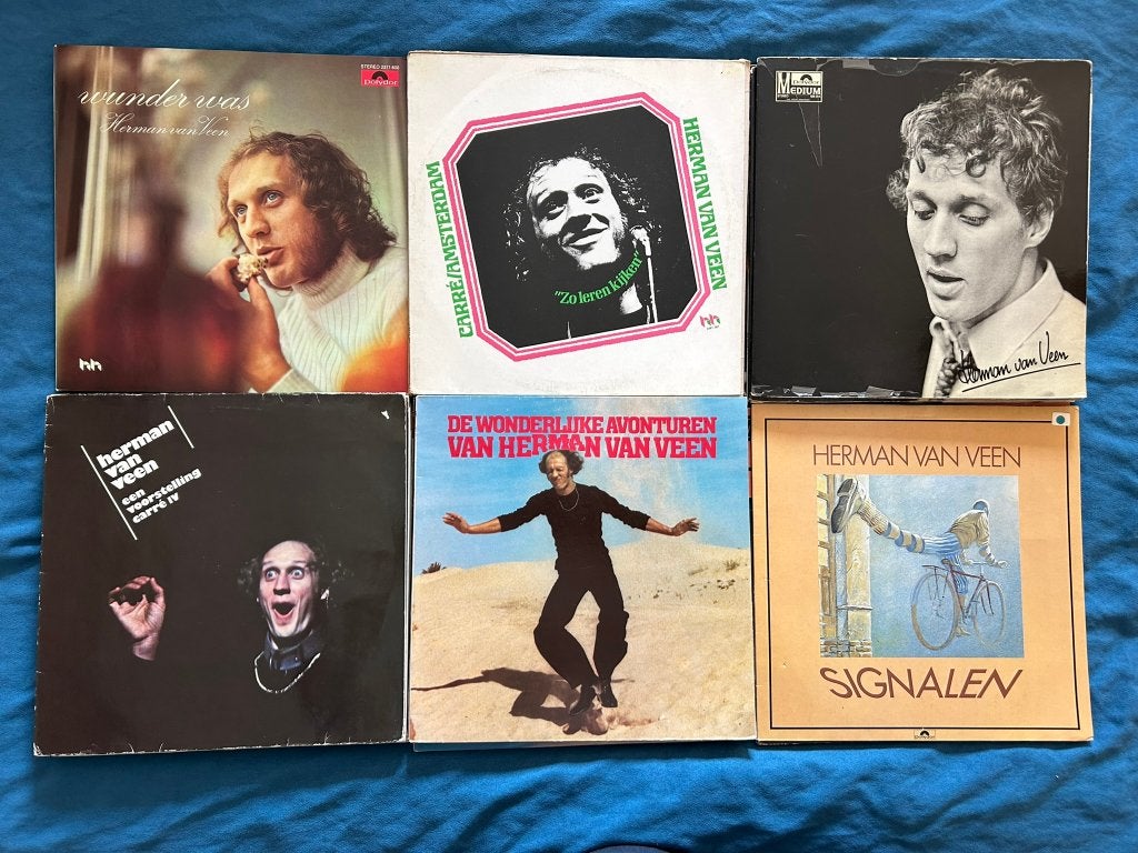 23 LP's Herman van Veen (ook per stuk te koop), Cd's en Dvd's, LP, Gebruikt, Ophalen of Verzenden, Levenslied of Smartlap