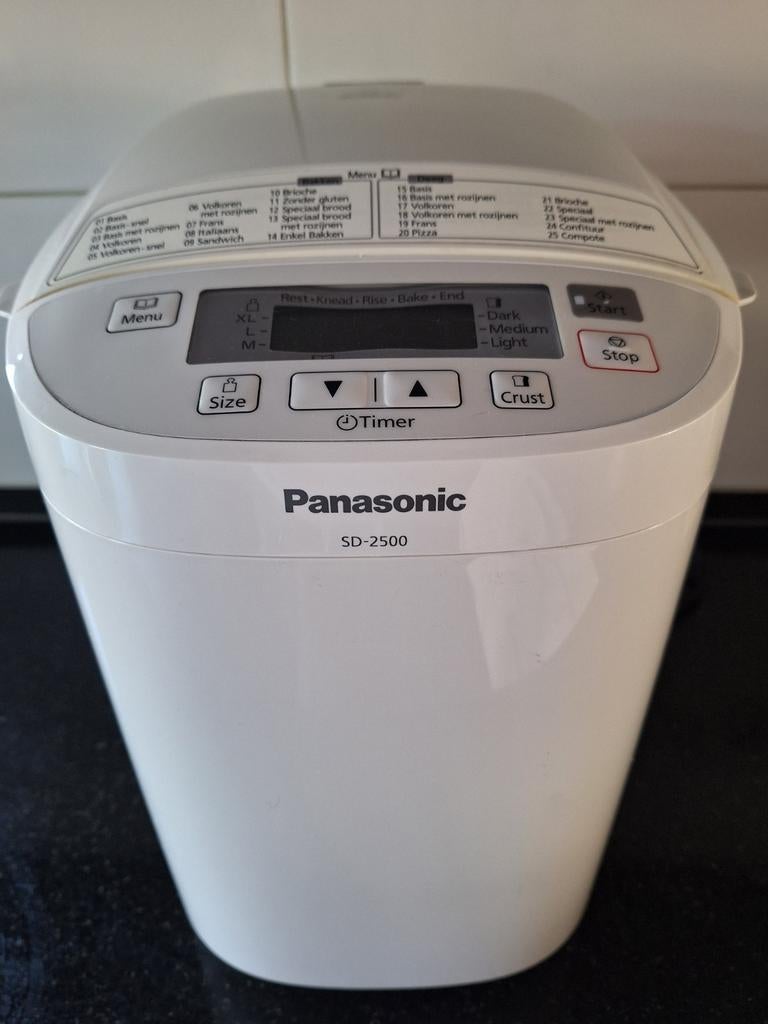 Panasonic SD-2500 Broodbakmachine met Timer, Ophalen of Verzenden