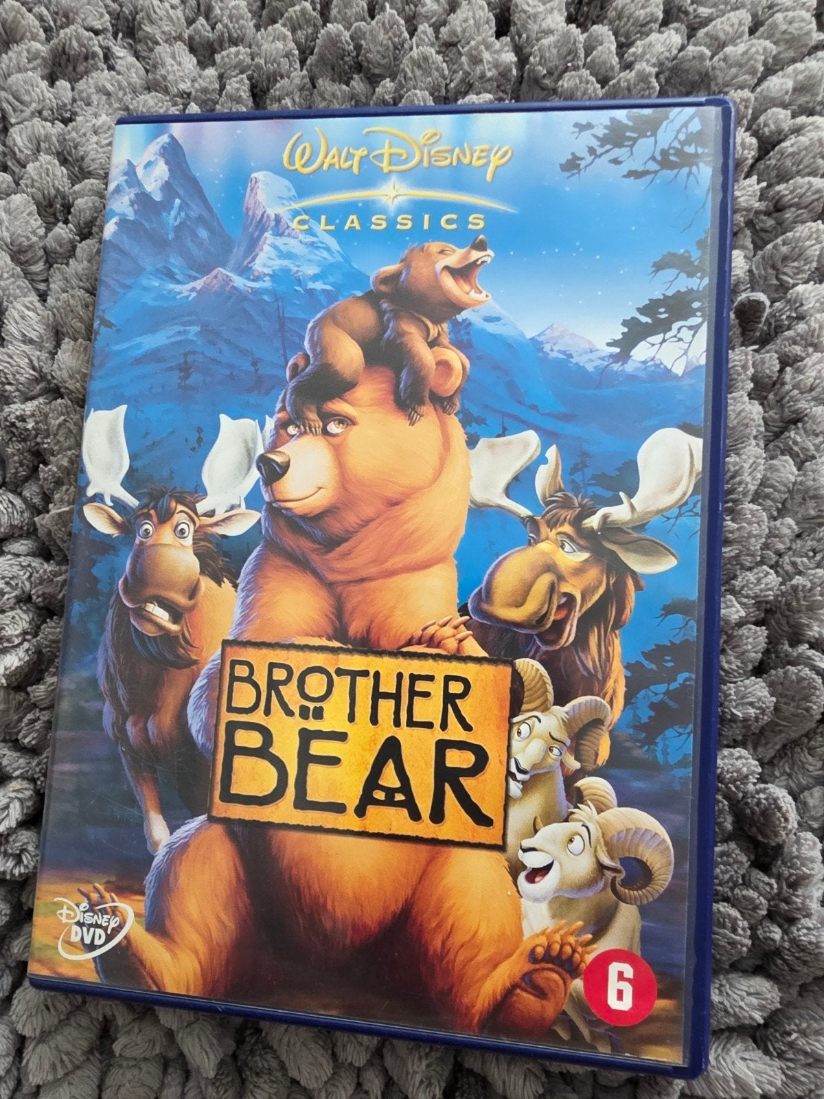 Brother Bear - Walt Disney Classics DVD, Gebruikt, Animatie, Nederlands, Inclusief doosje