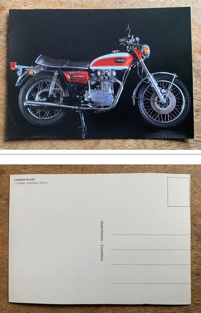 Yamaha XS 650 Ansichtkaart, Ophalen of Verzenden