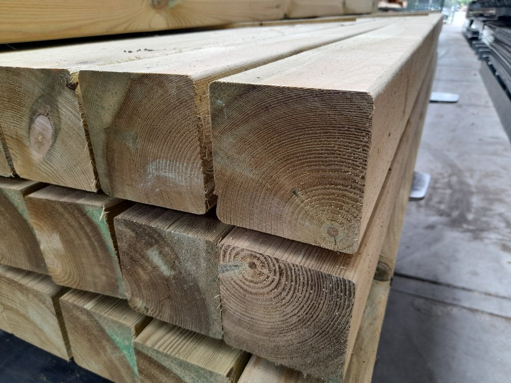 Geimpregneerde palen. Mooi recht!(*), Tuin en Terras, Palen, Balken en Planken, Ophalen of Verzenden, Nieuw