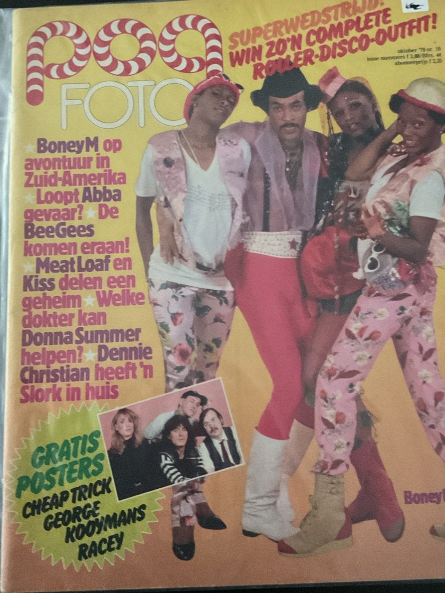 Pop Foto Magazine Oktober '78 - Boney M, ABBA, BeeGees, Verzenden, Gelezen, Muziek, Film of Tv