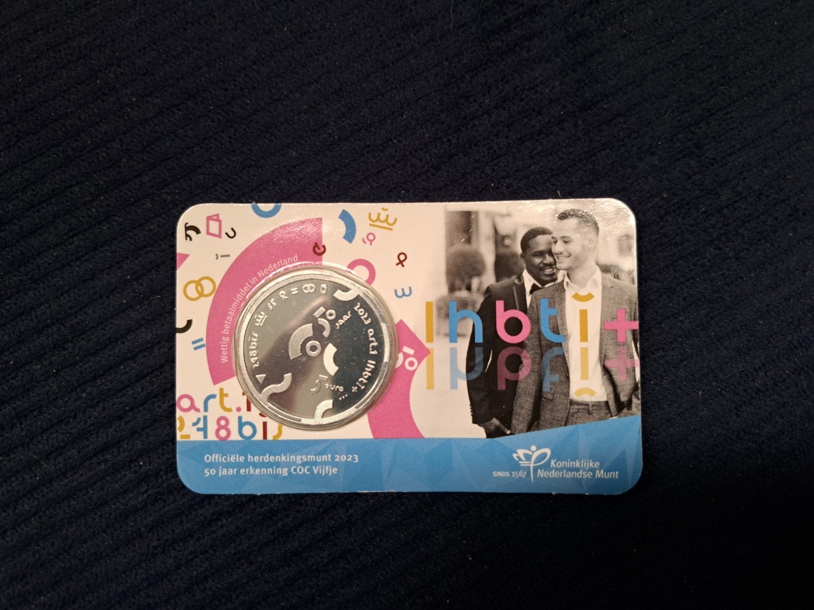 5 euro coincard 50 jaar COC Erkenning Vijfje 2023, Ophalen of Verzenden, Euro's