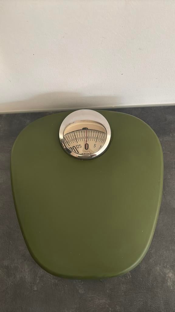Krups - Vintage weegschaal analoog, 100 kg of meer, Ophalen of Verzenden, Zo goed als nieuw, Personenweegschaal