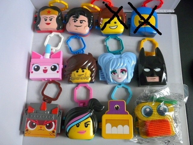 McDonalds 2019 # Lego - Warner Bros en DC comics 12x, Ophalen of Verzenden, Zo goed als nieuw, Lego