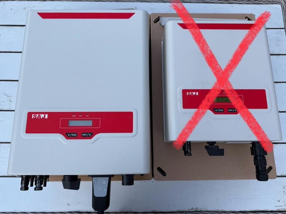 Saj omvormer, Doe-het-zelf en Verbouw, Zonnepanelen en Toebehoren, Ophalen, Zo goed als nieuw, Compleet systeem