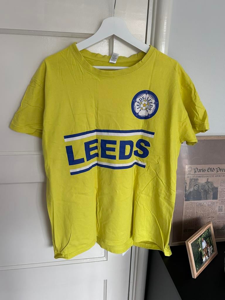Geel Leeds United voetbal t-shirt maat XL, Maat XL, Ophalen of Verzenden, Nieuw, Shirt